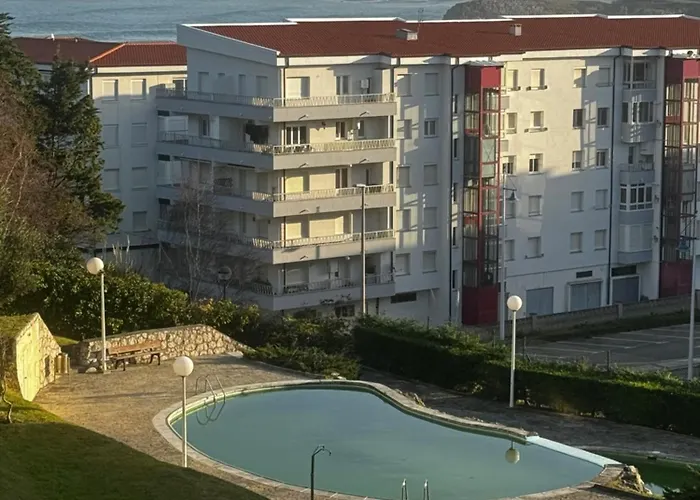 Apartment Con Vistas Al Mar Y Piscina Suances